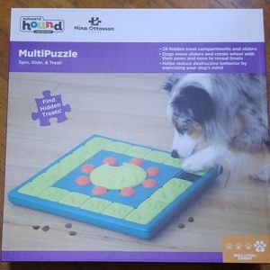 Nina Ottosson Dog Puzzle Toy Treat Feeder Expert Level 4 Multipuzzle